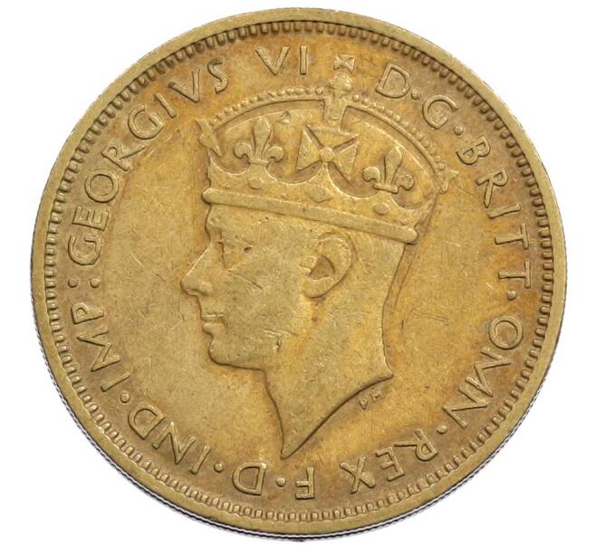 Монета 1 шиллинг 1939 года Британская Западная Африка (Артикул: K12-65781) — Фото №2