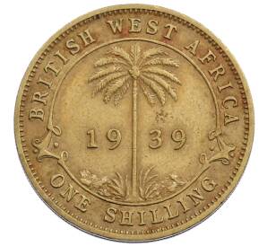 1 шиллинг 1939 года Британская Западная Африка