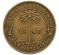 Монета 1 шиллинг 1940 года Британская Западная Африка (Артикул: K12-65786) — Фото №1