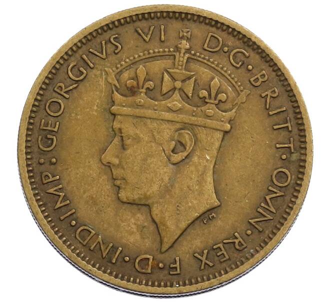 Монета 1 шиллинг 1940 года Британская Западная Африка (Артикул: K12-65786) — Фото №2