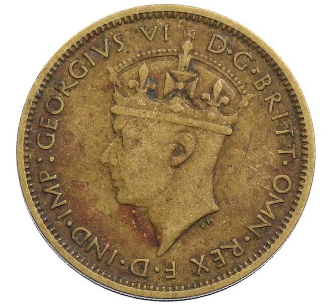 Монета 1 шиллинг 1940 года Британская Западная Африка (Артикул: K12-65789) — Фото №2