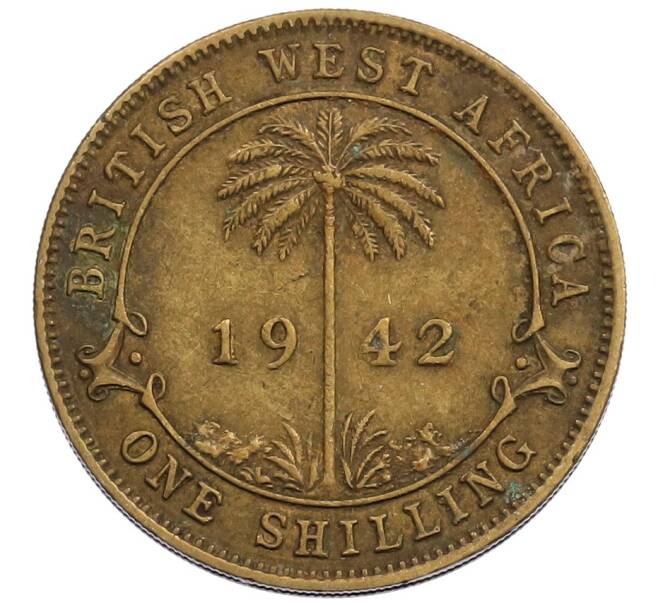 Монета 1 шиллинг 1942 года Британская Западная Африка (Артикул: K12-65793) — Фото №1