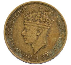 1 шиллинг 1942 года Британская Западная Африка