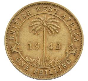 1 шиллинг 1942 года Британская Западная Африка