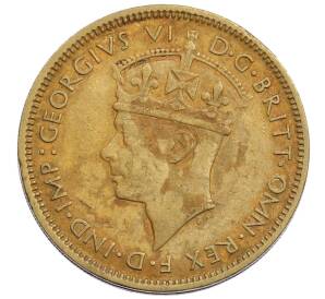 1 шиллинг 1942 года Британская Западная Африка