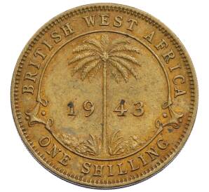 1 шиллинг 1943 года Британская Западная Африка — Фото №1