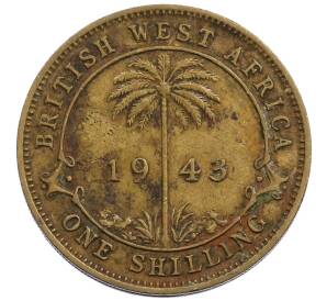 1 шиллинг 1943 года Британская Западная Африка — Фото №1