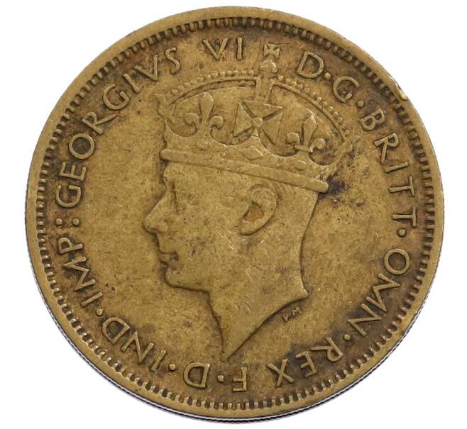 Монета 1 шиллинг 1943 года Британская Западная Африка (Артикул: K12-65798) — Фото №2