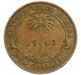 Монета 1 шиллинг 1943 года Британская Западная Африка (Артикул: K12-65801) — Фото №1