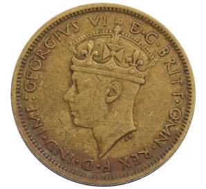 1 шиллинг 1943 года Британская Западная Африка — Фото №2