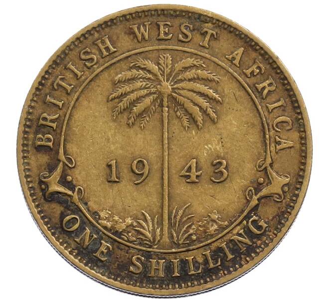 Монета 1 шиллинг 1943 года Британская Западная Африка (Артикул: K12-65803) — Фото №1