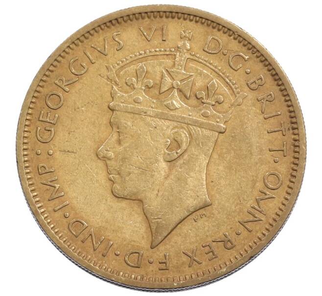 Монета 1 шиллинг 1945 года Н Британская Западная Африка (Артикул: K12-65805) — Фото №2