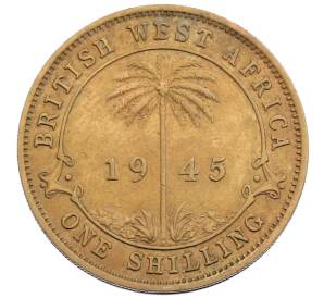 1 шиллинг 1945 года Н Британская Западная Африка — Фото №1