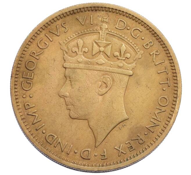 Монета 1 шиллинг 1945 года Н Британская Западная Африка (Артикул: K12-65807) — Фото №2