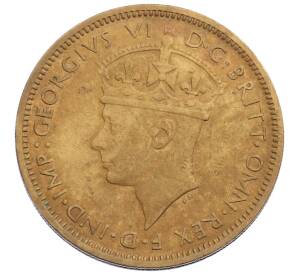 1 шиллинг 1945 года Н Британская Западная Африка — Фото №2