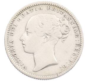 1 шиллинг 1874 года Великобритания — Фото №2