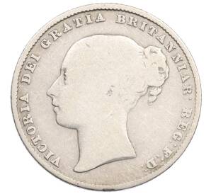 1 шиллинг 1859 года Великобритания — Фото №2