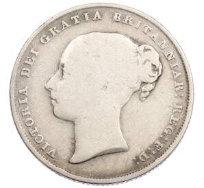 1 шиллинг 1844 года Великобритания — Фото №2