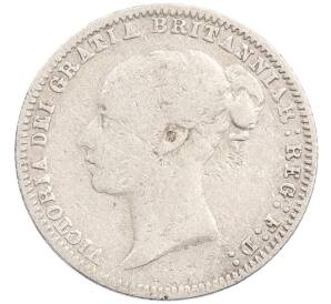 6 пенсов 1878 года Великобритания — Фото №2