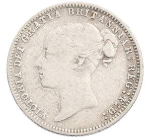 6 пенсов 1877 года Великобритания — Фото №2