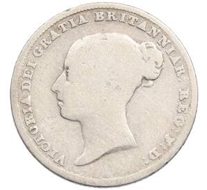 6 пенсов 1856 года Великобритания — Фото №2