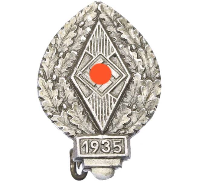 Знак 1935 года Германия «Участнику спортивных соревнований — для Гитлерюгенд» (Артикул: K12-65764) — Фото №1