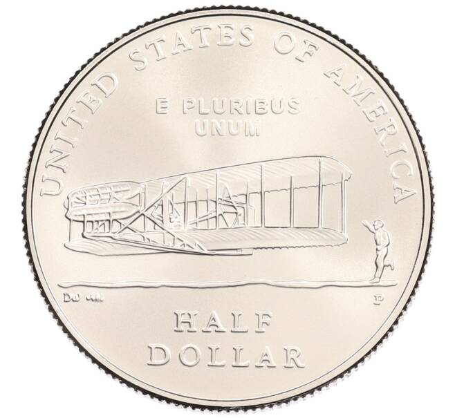 Монета 1/2 доллара (50 центов) 2003 года P США «100 лет первому полету» (Артикул: M2-88950) — Фото №2