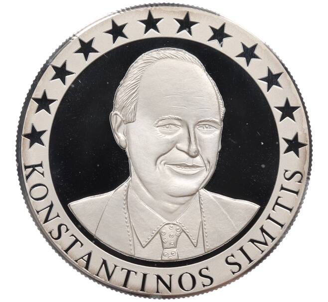 1 экю Греция «Костас Симитис» (Unusual) (Артикул: M2-88959) — Фото №1