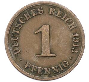 1 пфенниг 1913 года A Германия — Фото №1