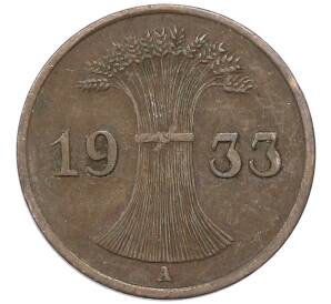 1 рейхспфенниг 1933 года A Германия — Фото №1
