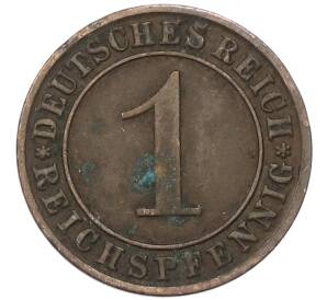 1 рейхспфенниг 1924 года A Германия — Фото №2