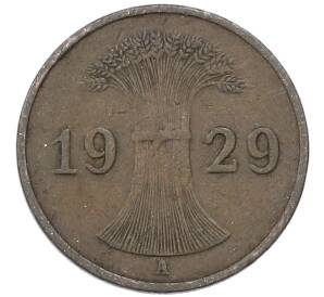 1 рейхспфенниг 1929 года A Германия — Фото №1