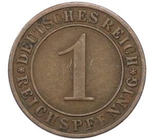 1 рейхспфенниг 1931 года A Германия — Фото №2