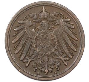 1 пфенниг 1911 года A Германия — Фото №2