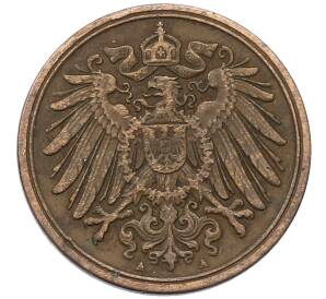 1 пфенниг 1916 года A Германия — Фото №2