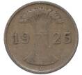 Монета 1 рейхспфенниг 1925 года E Германия (Артикул: M2-89008) — Фото №1