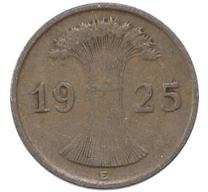 1 рейхспфенниг 1925 года E Германия — Фото №1