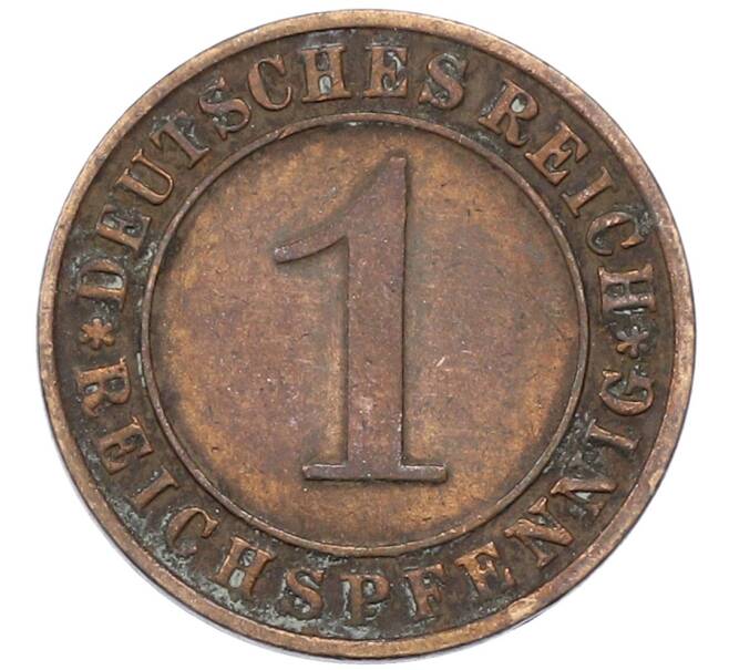 Монета 1 рейхспфенниг 1936 года D Германия (Артикул: M2-89009) — Фото №2