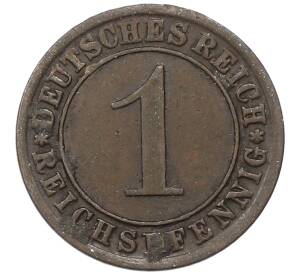 1 рейхспфенниг 1933 года A Германия — Фото №2