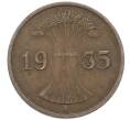 Монета 1 рейхспфенниг 1935 года A Германия (Артикул: M2-89013) — Фото №1