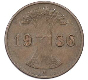 1 рейхспфенниг 1936 года A Германия — Фото №1