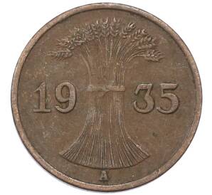 1 рейхспфенниг 1935 года A Германия — Фото №1