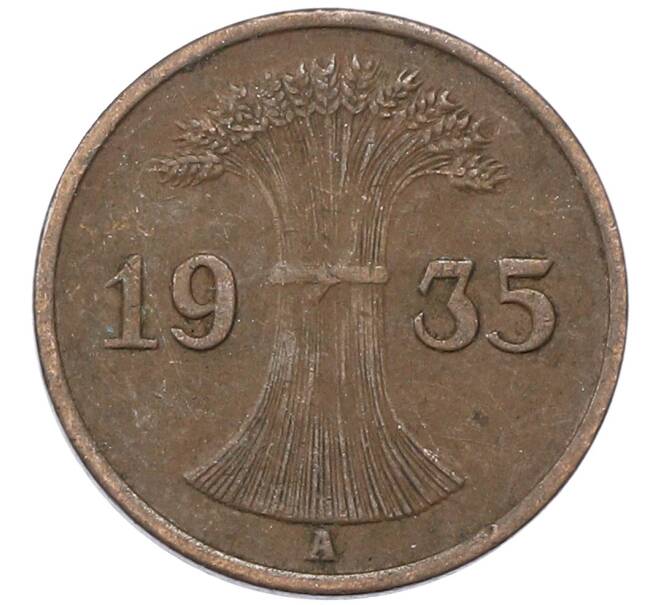 Монета 1 рейхспфенниг 1935 года A Германия (Артикул: M2-89027) — Фото №1