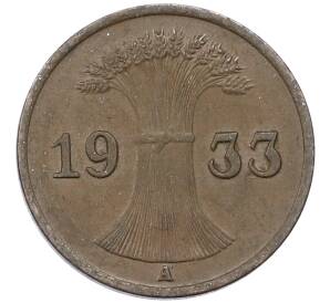 1 рейхспфенниг 1933 года A Германия — Фото №1