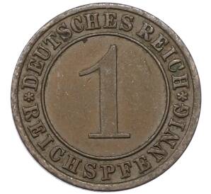 1 рейхспфенниг 1933 года A Германия — Фото №2