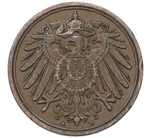 1 пфенниг 1911 года A Германия — Фото №2