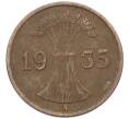 Монета 1 рейхспфенниг 1935 года A Германия (Артикул: M2-89035) — Фото №1