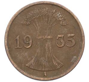 1 рейхспфенниг 1935 года A Германия — Фото №1