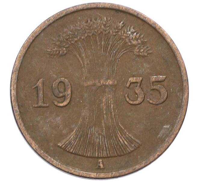 Монета 1 рейхспфенниг 1935 года A Германия (Артикул: M2-89035) — Фото №1