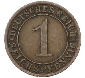 1 рейхспфенниг 1931 года A Германия — Фото №2